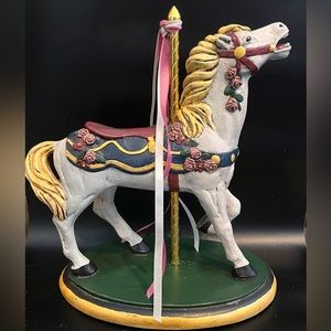 Vintage carrousel horse.